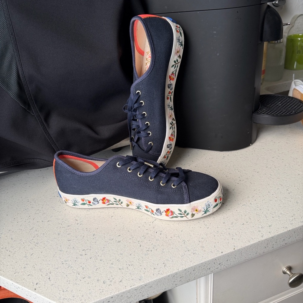 Keds Navy Floral Sneakers